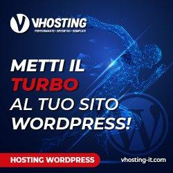 VHosting, professional Hosting Linux Business partner per WordPress