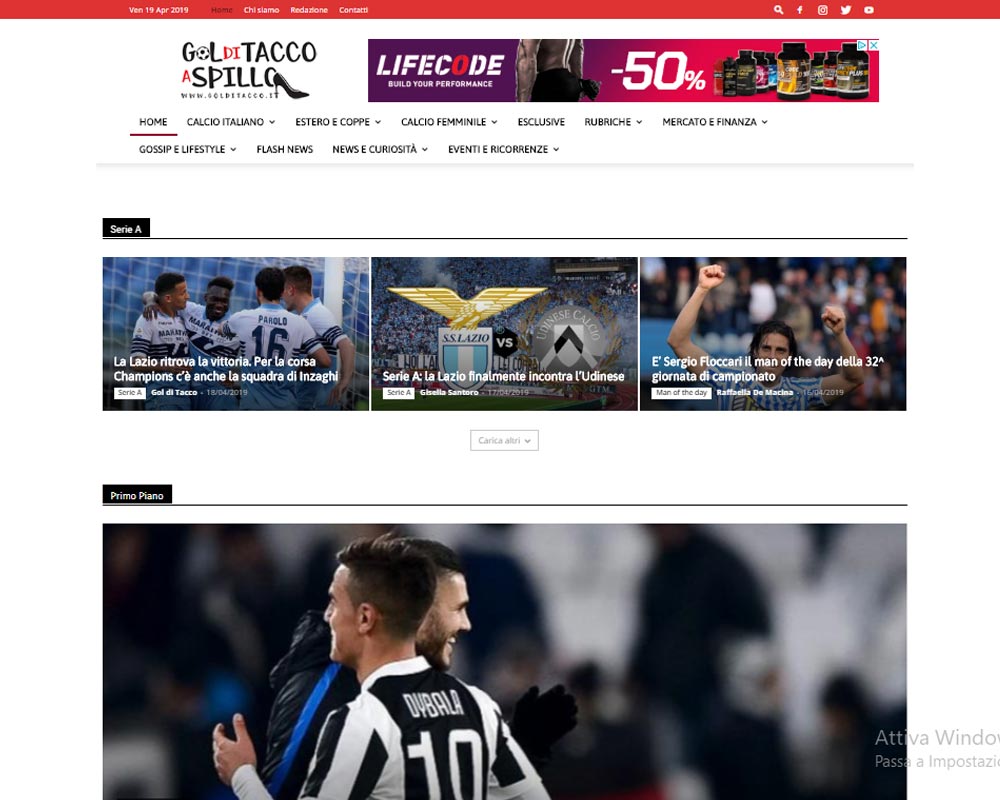 Gol di Tacco, il magazine che racconta il calcio dal punto di vista delle donne.